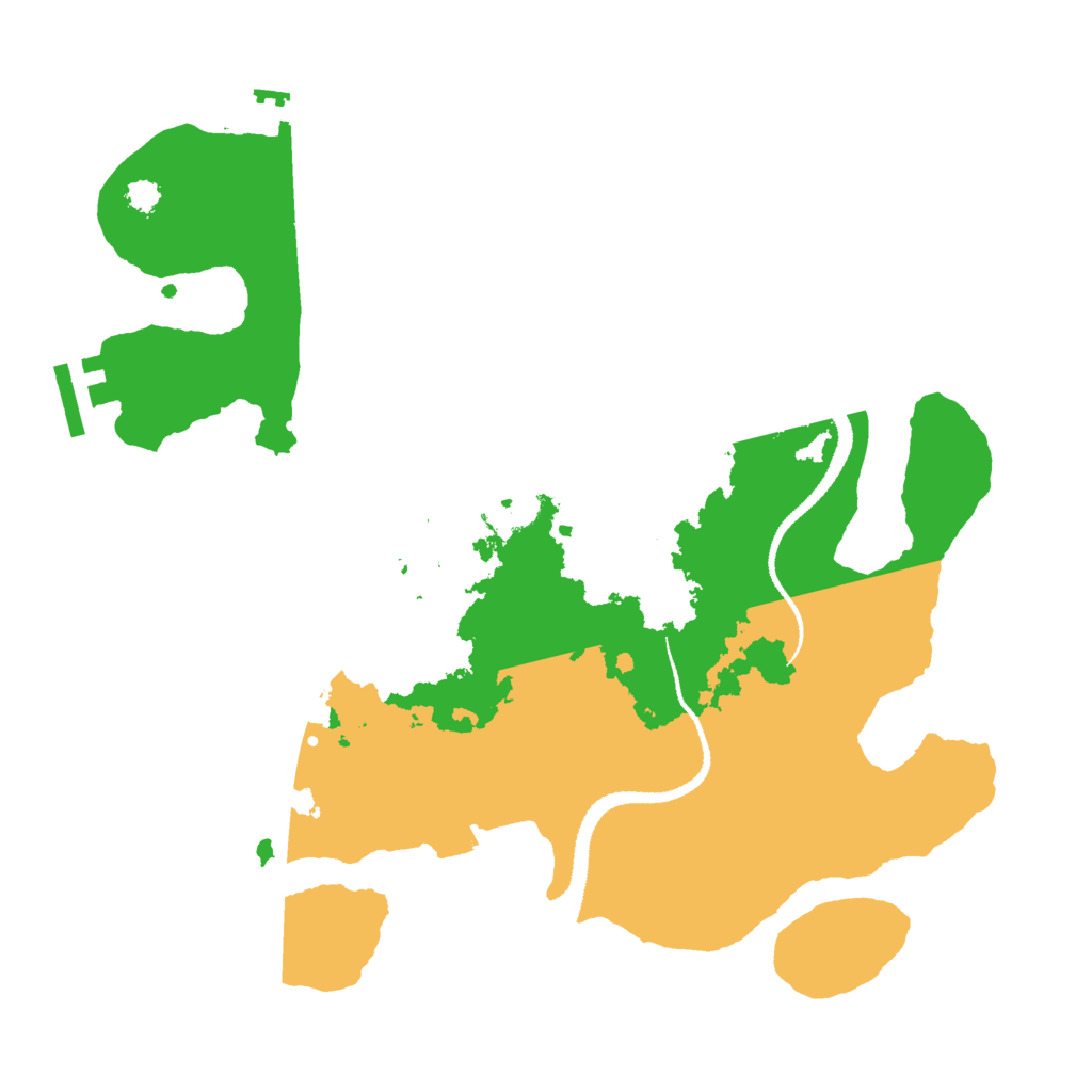 Biome Rust Map: Procedural Map, Size: 3000, Seed: 1100560133
