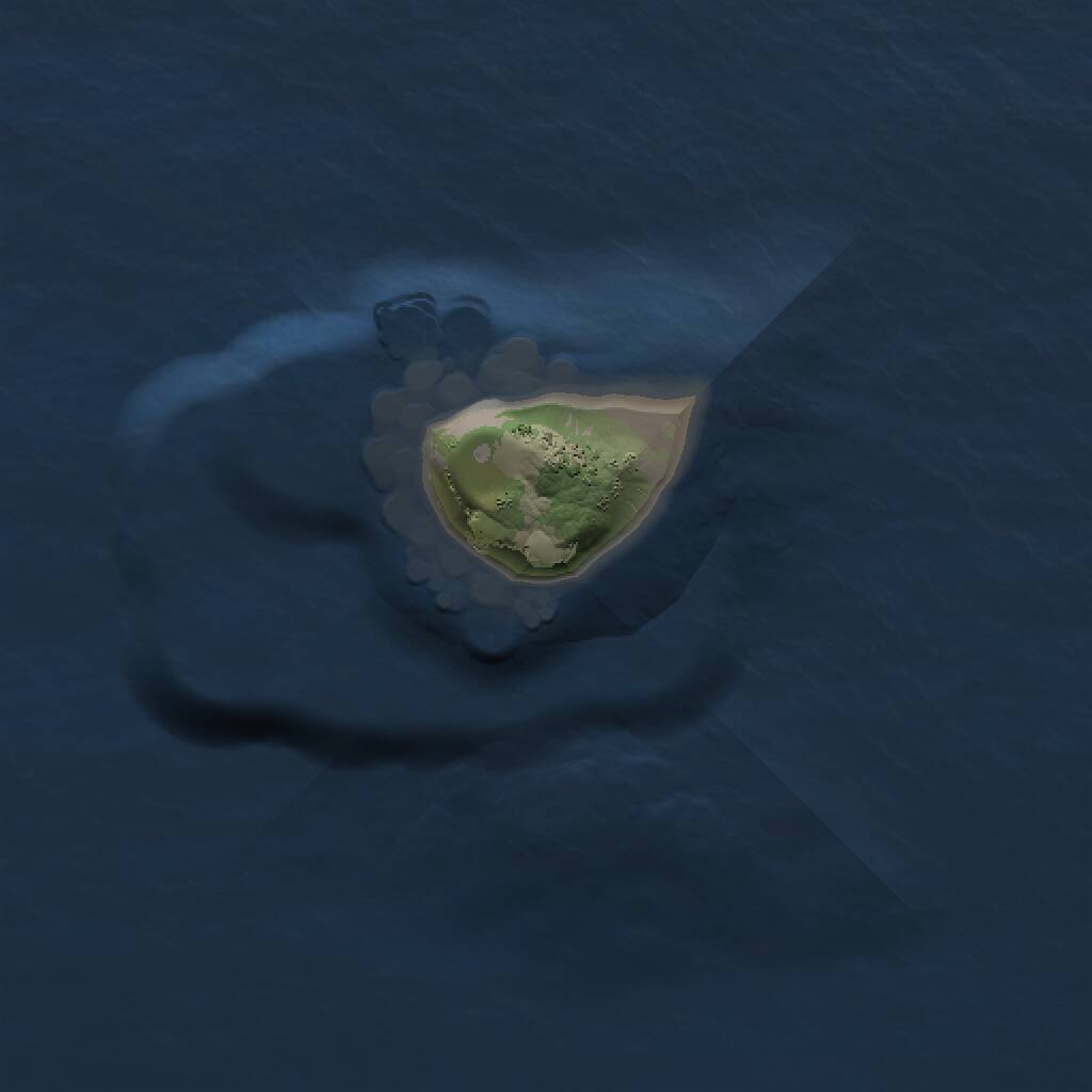 Rust Map: Procedural Map, Size: 1000, Seed: 6293845, 1 Monuments