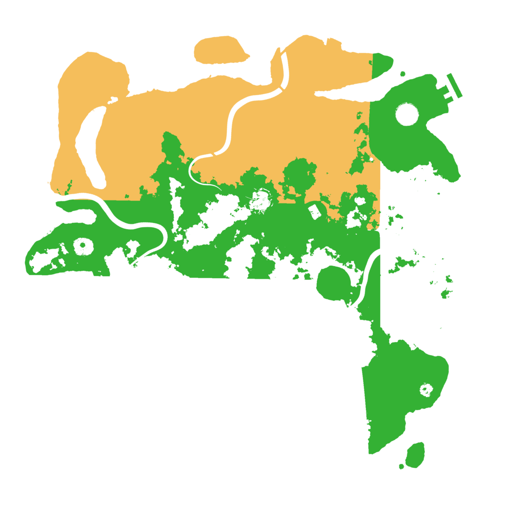 Biome Rust Map: Procedural Map, Size: 3950, Seed: 572750611