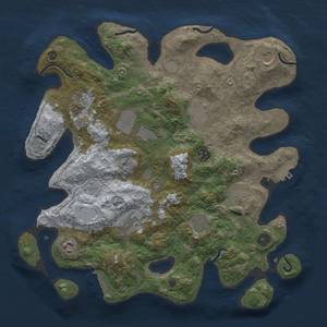 Thumbnail Rust Map: Procedural Map, Size: 3750, Seed: 148331290, 17 Monuments