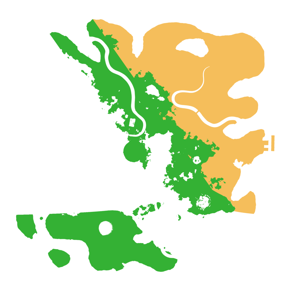 Biome Rust Map: Procedural Map, Size: 3750, Seed: 148331290