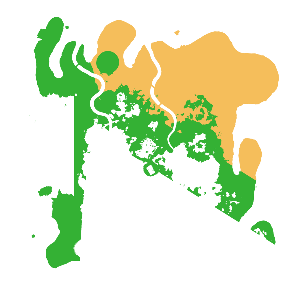 Biome Rust Map: Procedural Map, Size: 3500, Seed: 1533412874