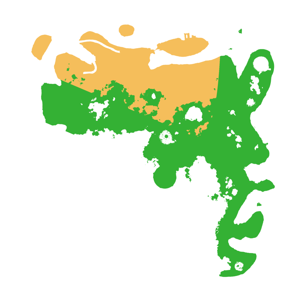 Biome Rust Map: Procedural Map, Size: 3500, Seed: 1543205280