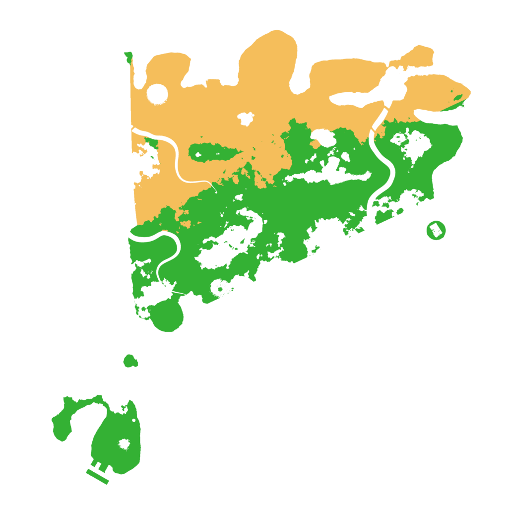 Biome Rust Map: Procedural Map, Size: 4250, Seed: 2036653733