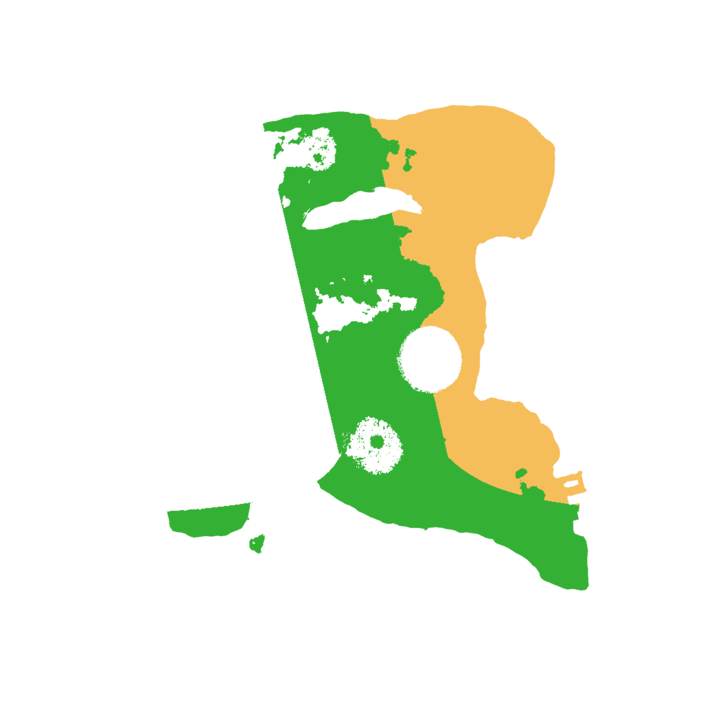 Biome Rust Map: Procedural Map, Size: 2000, Seed: 840715227