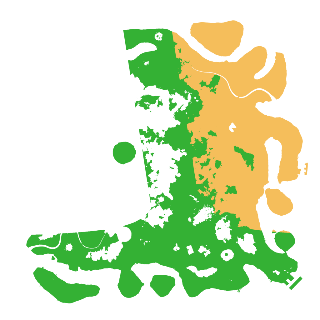 Biome Rust Map: Procedural Map, Size: 4000, Seed: 889264959