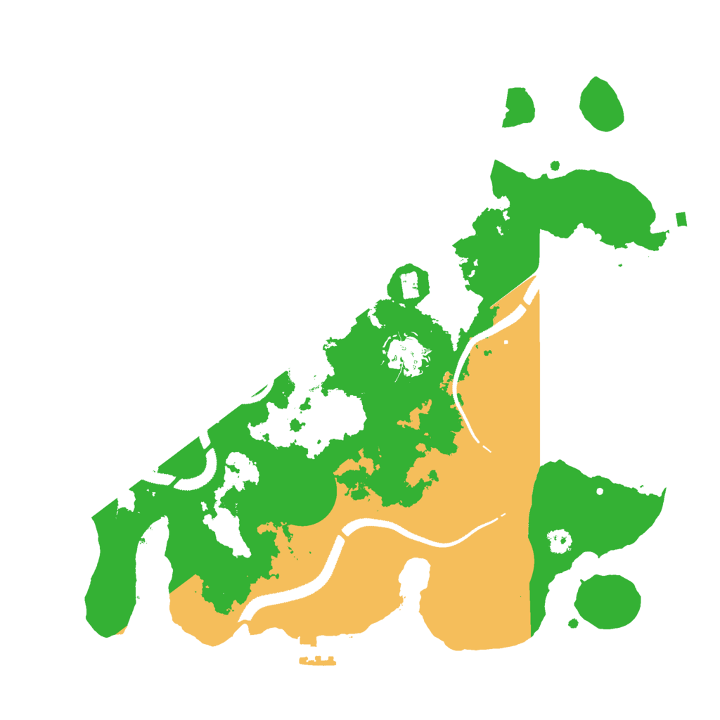 Biome Rust Map: Procedural Map, Size: 3000, Seed: 5406739