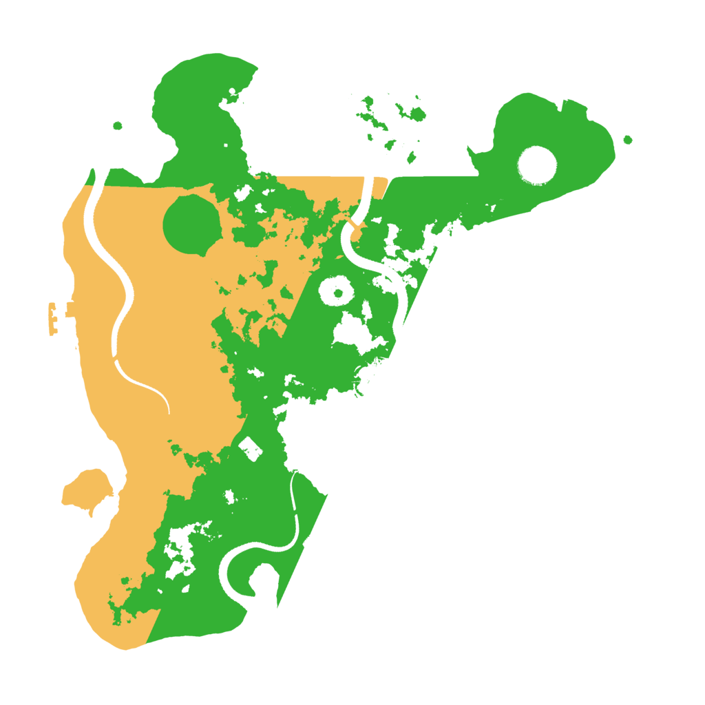 Biome Rust Map: Procedural Map, Size: 3250, Seed: 51726
