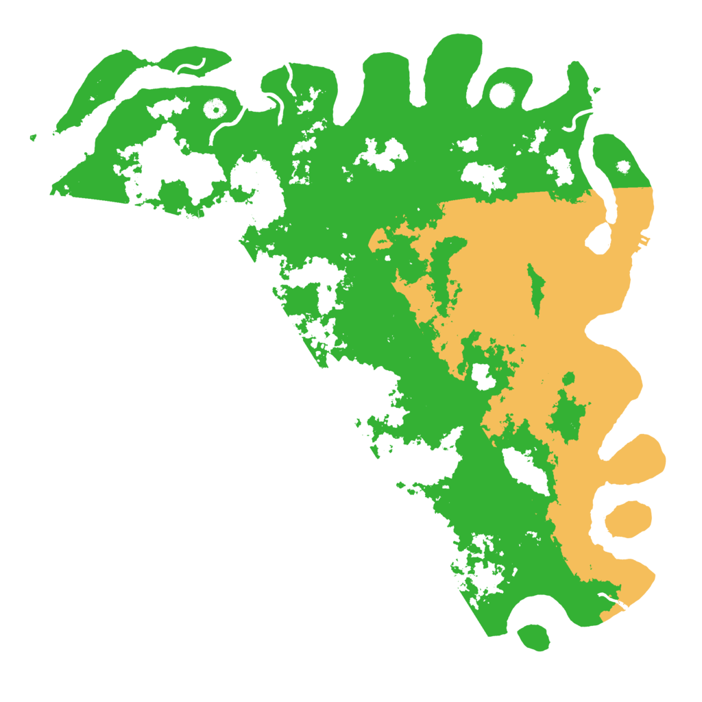 Biome Rust Map: Procedural Map, Size: 5000, Seed: 110340875