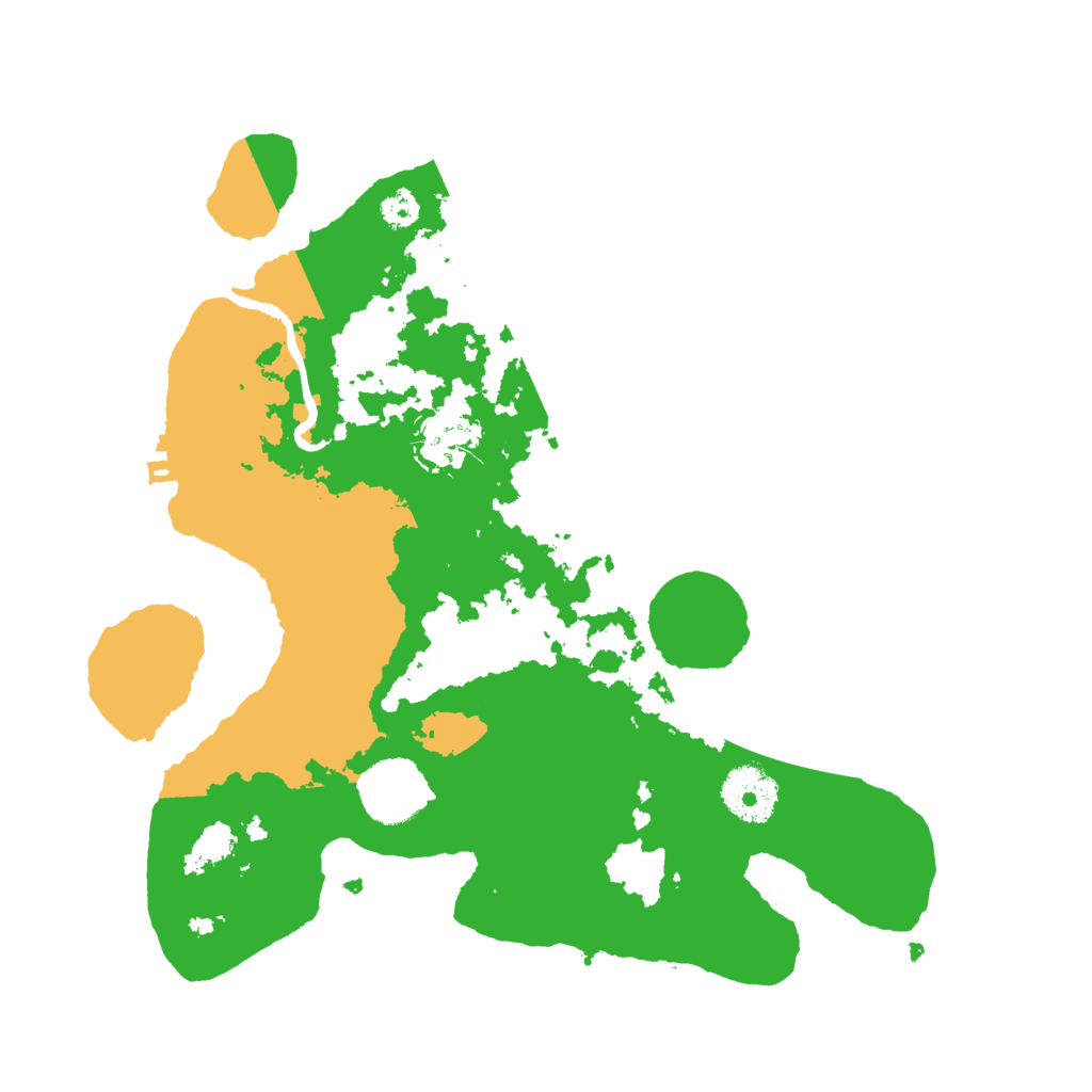 Biome Rust Map: Procedural Map, Size: 3000, Seed: 125896