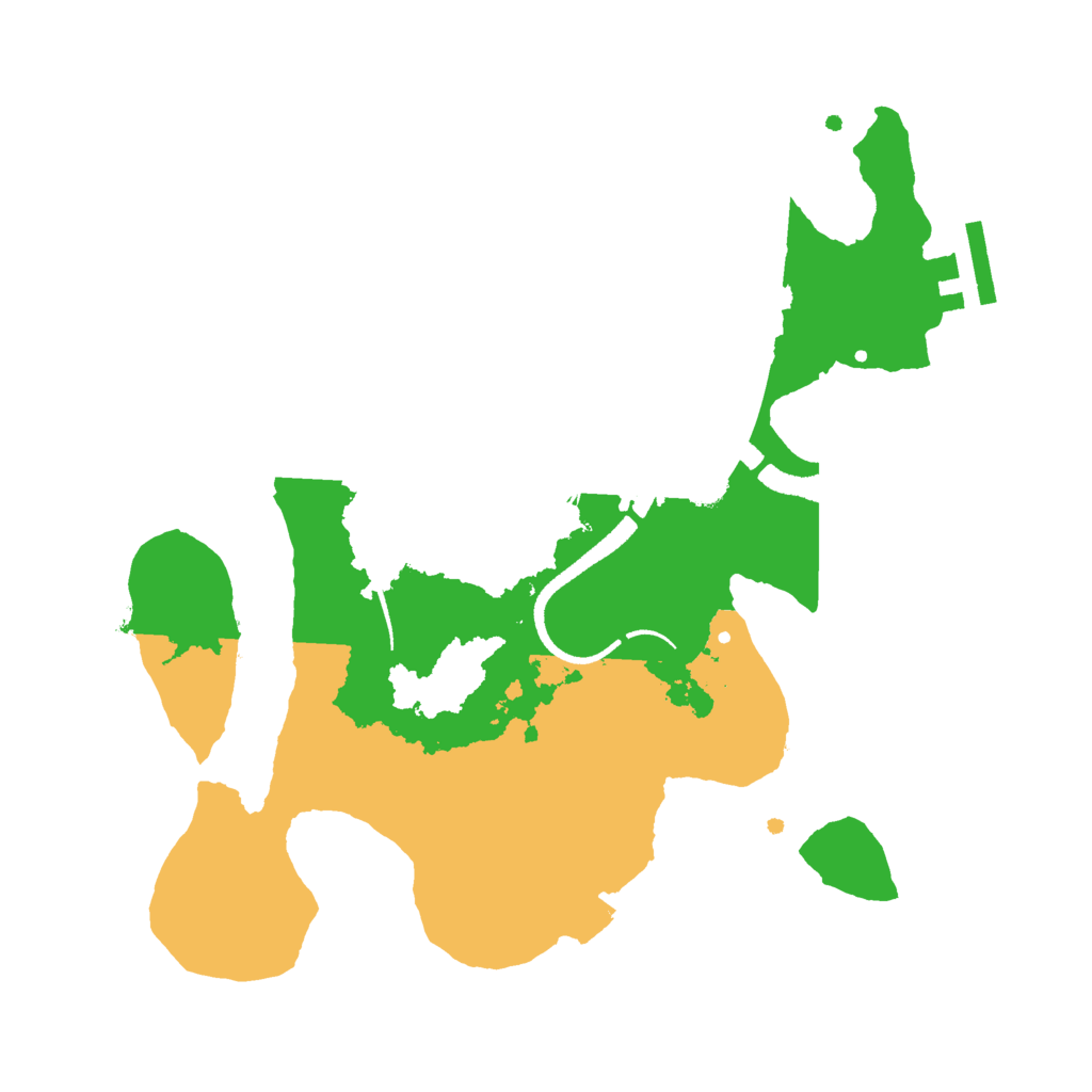 Biome Rust Map: Procedural Map, Size: 2655, Seed: 426725038