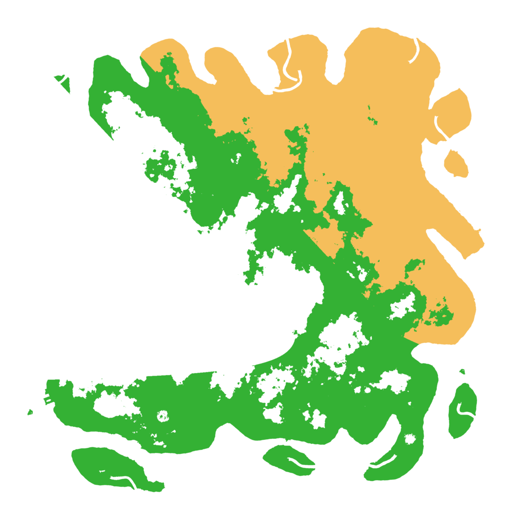 Biome Rust Map: Procedural Map, Size: 4500, Seed: 92211151