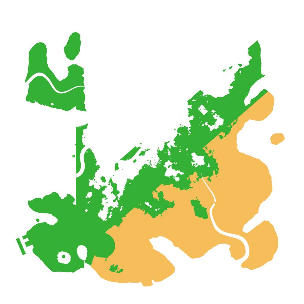 Biome Rust Map: Procedural Map, Size: 3500, Seed: 1463692895
