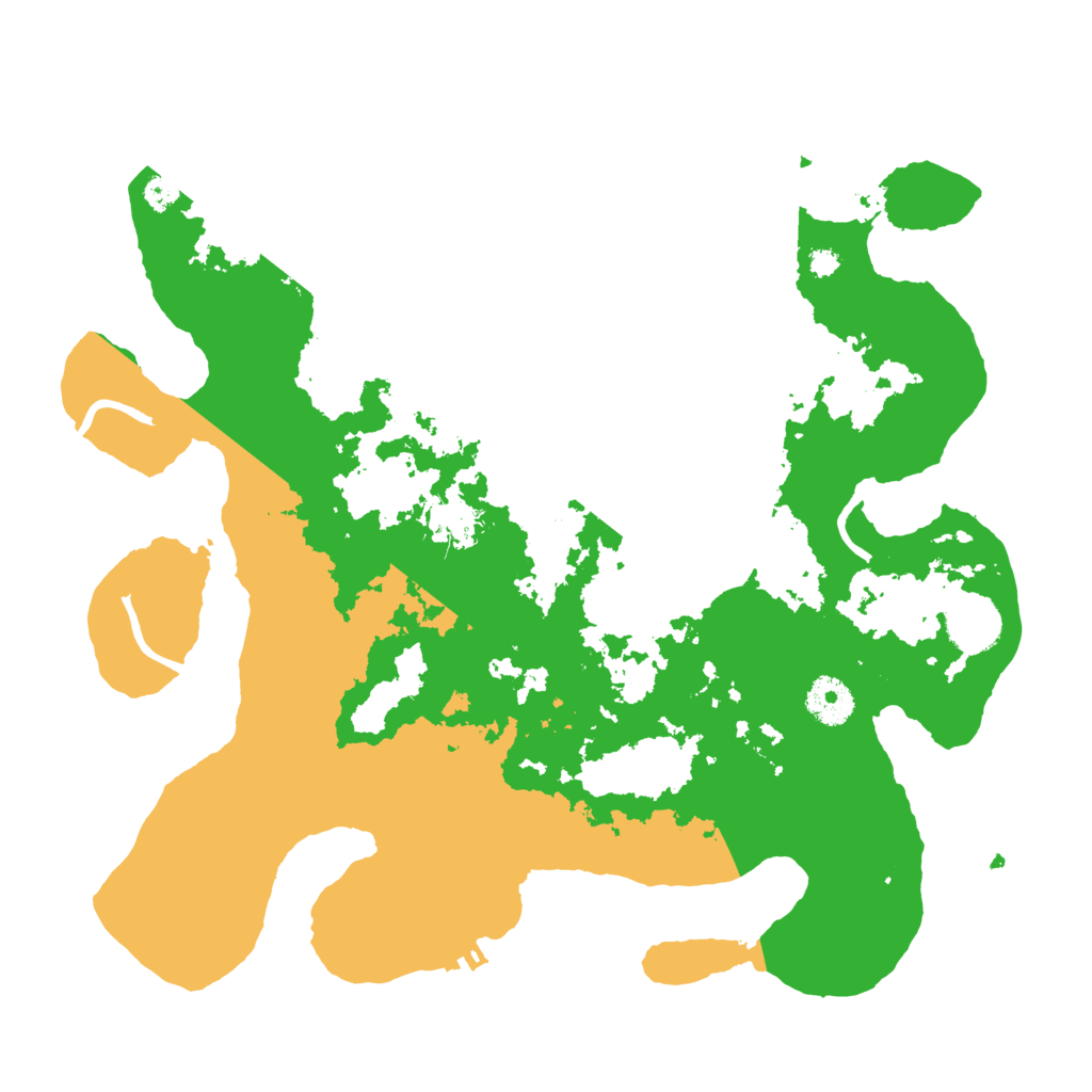 Biome Rust Map: Procedural Map, Size: 3500, Seed: 8348356