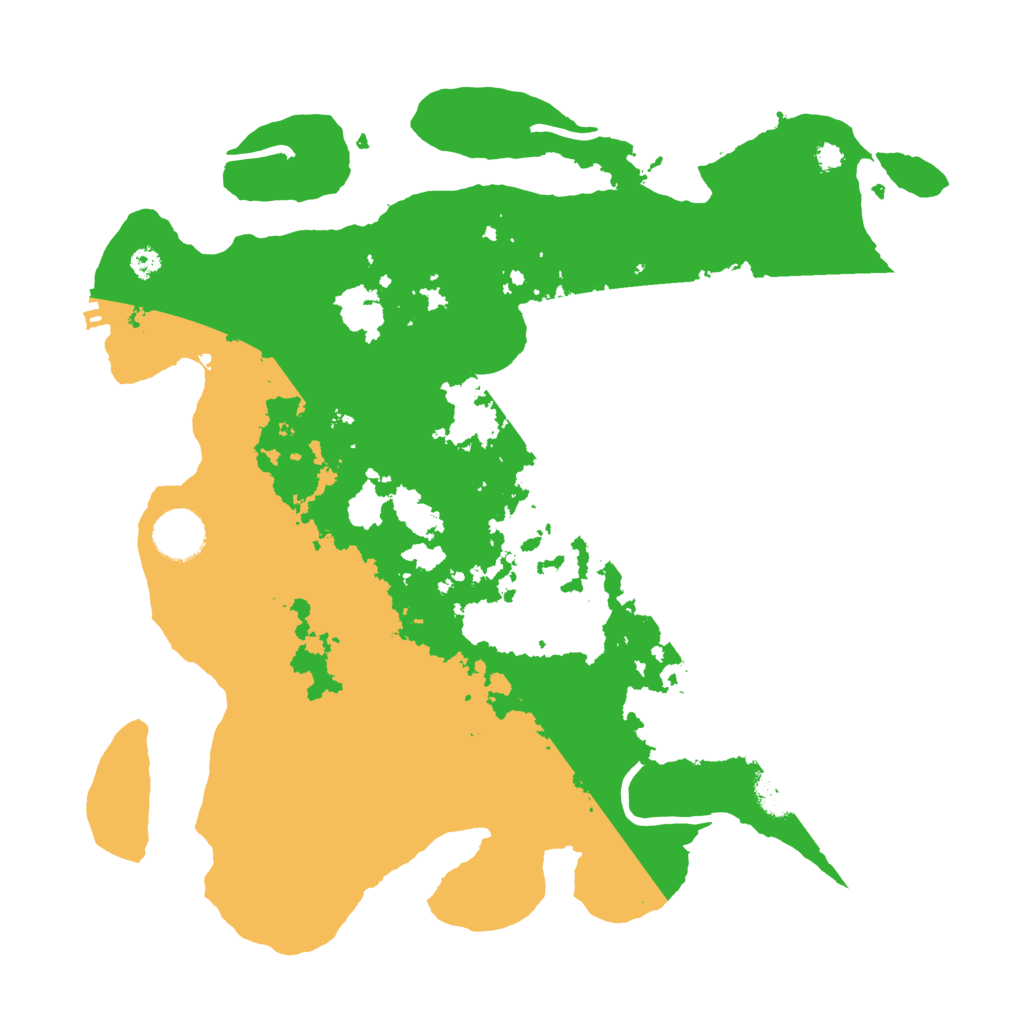Biome Rust Map: Procedural Map, Size: 3500, Seed: 31125590