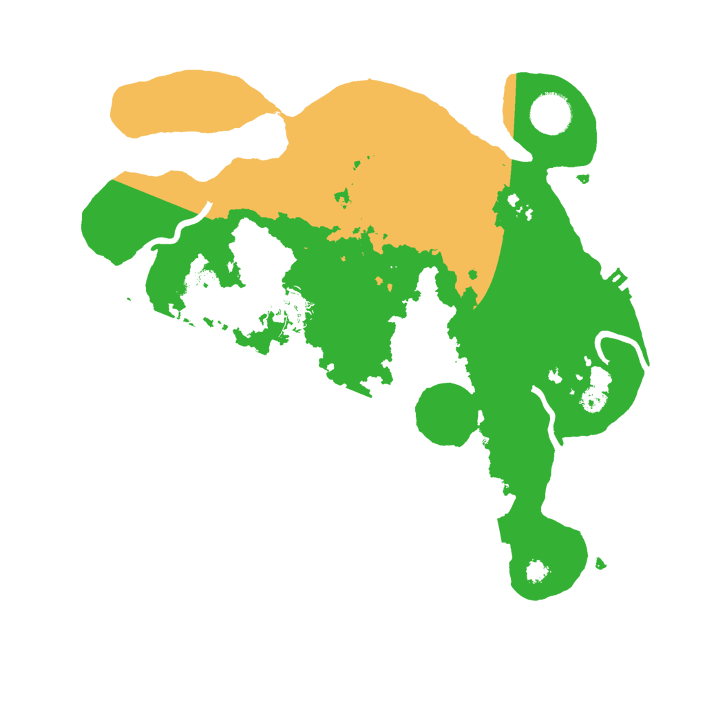 Biome Rust Map: Procedural Map, Size: 3000, Seed: 2454021