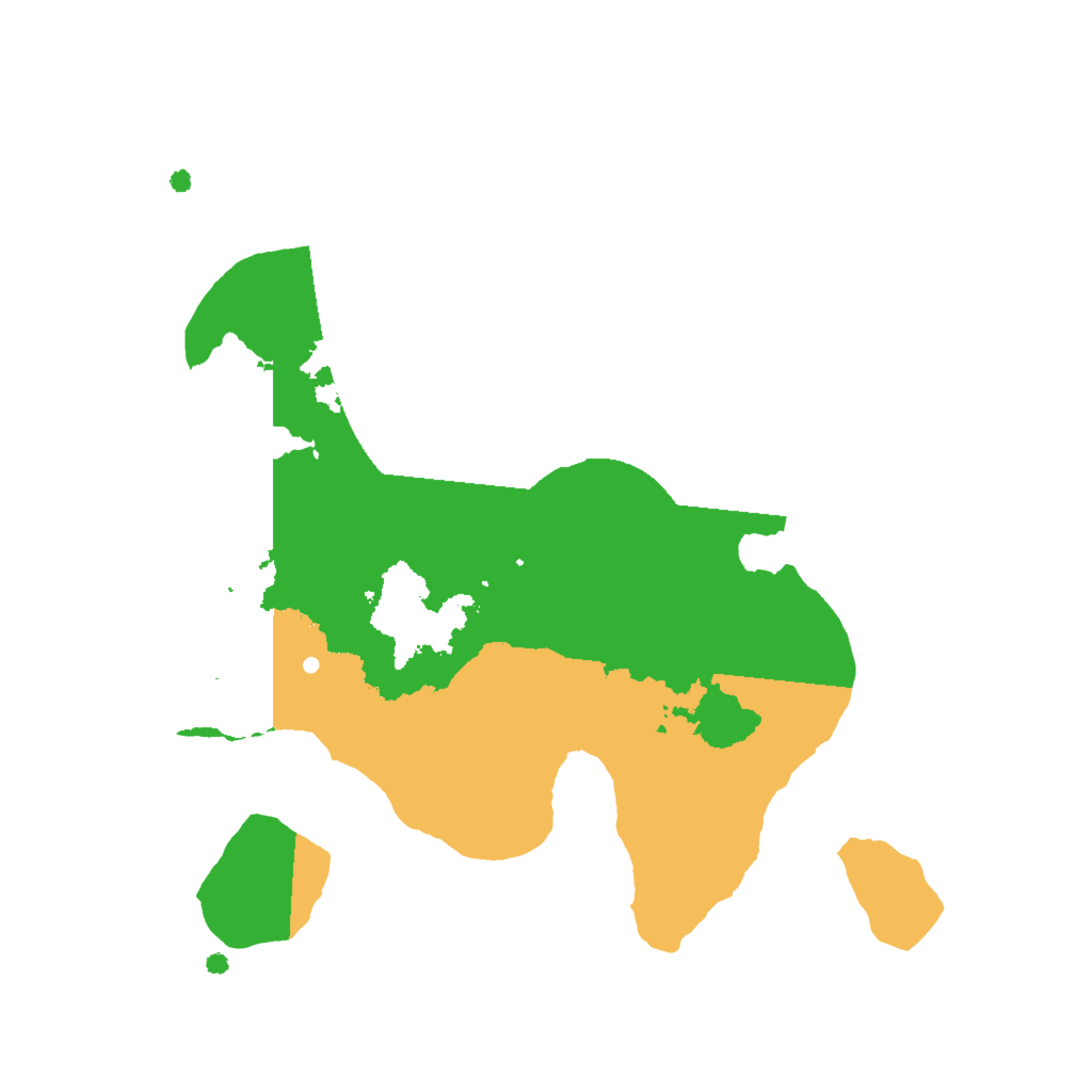 Biome Rust Map: Procedural Map, Size: 2000, Seed: 639142221