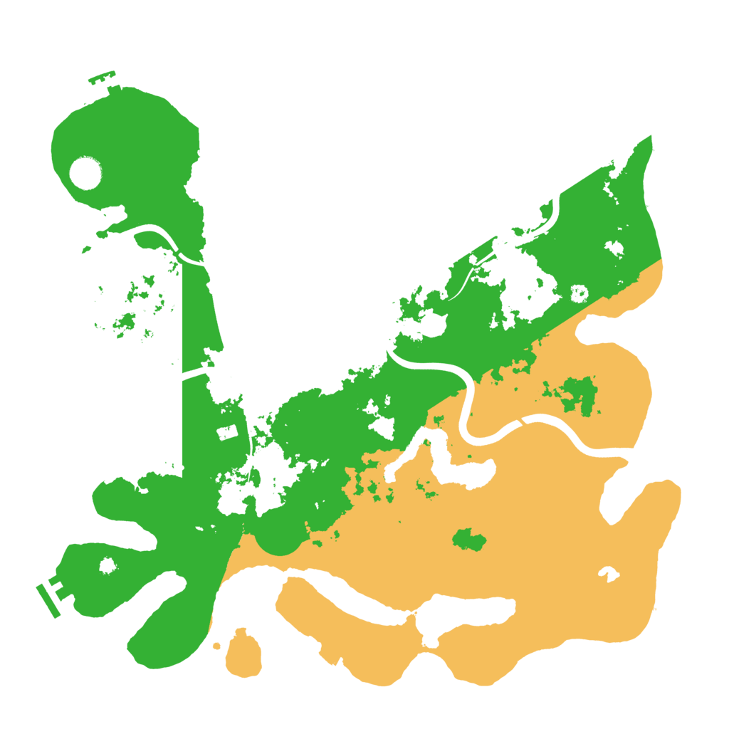 Biome Rust Map: Procedural Map, Size: 4000, Seed: 8461