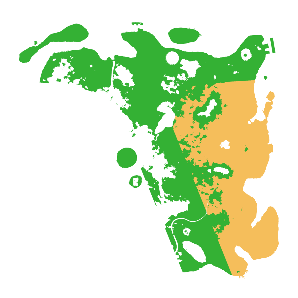 Biome Rust Map: Procedural Map, Size: 4000, Seed: 1273031455