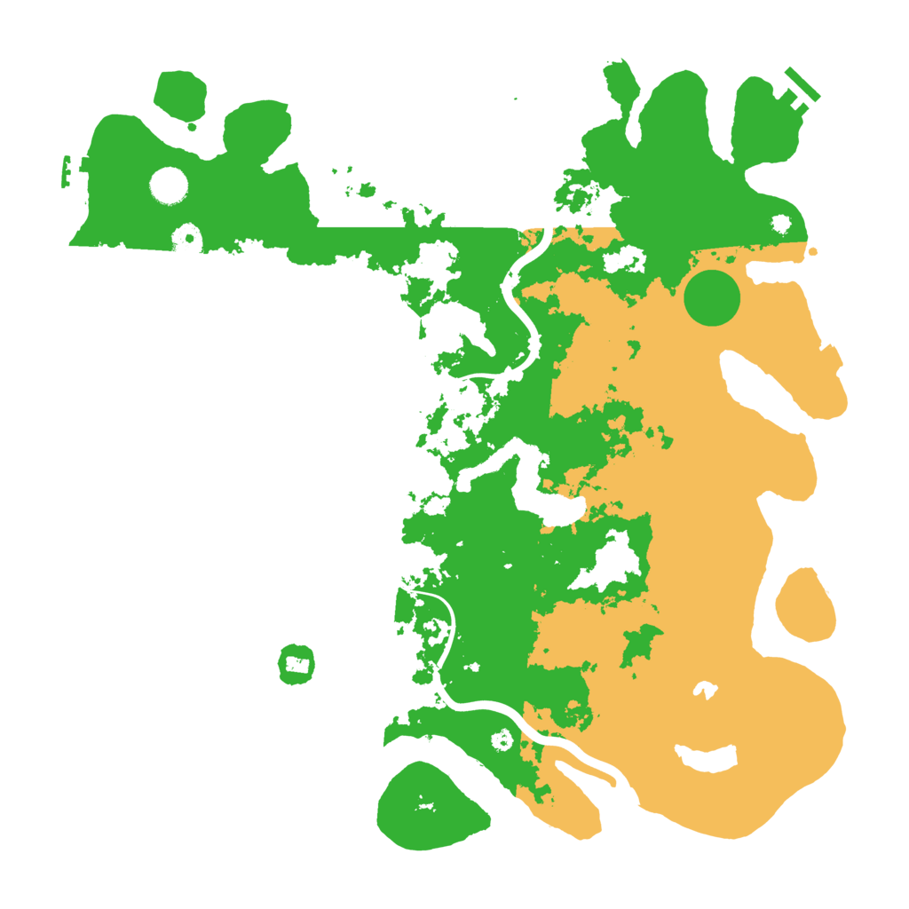 Biome Rust Map: Procedural Map, Size: 4250, Seed: 88447756