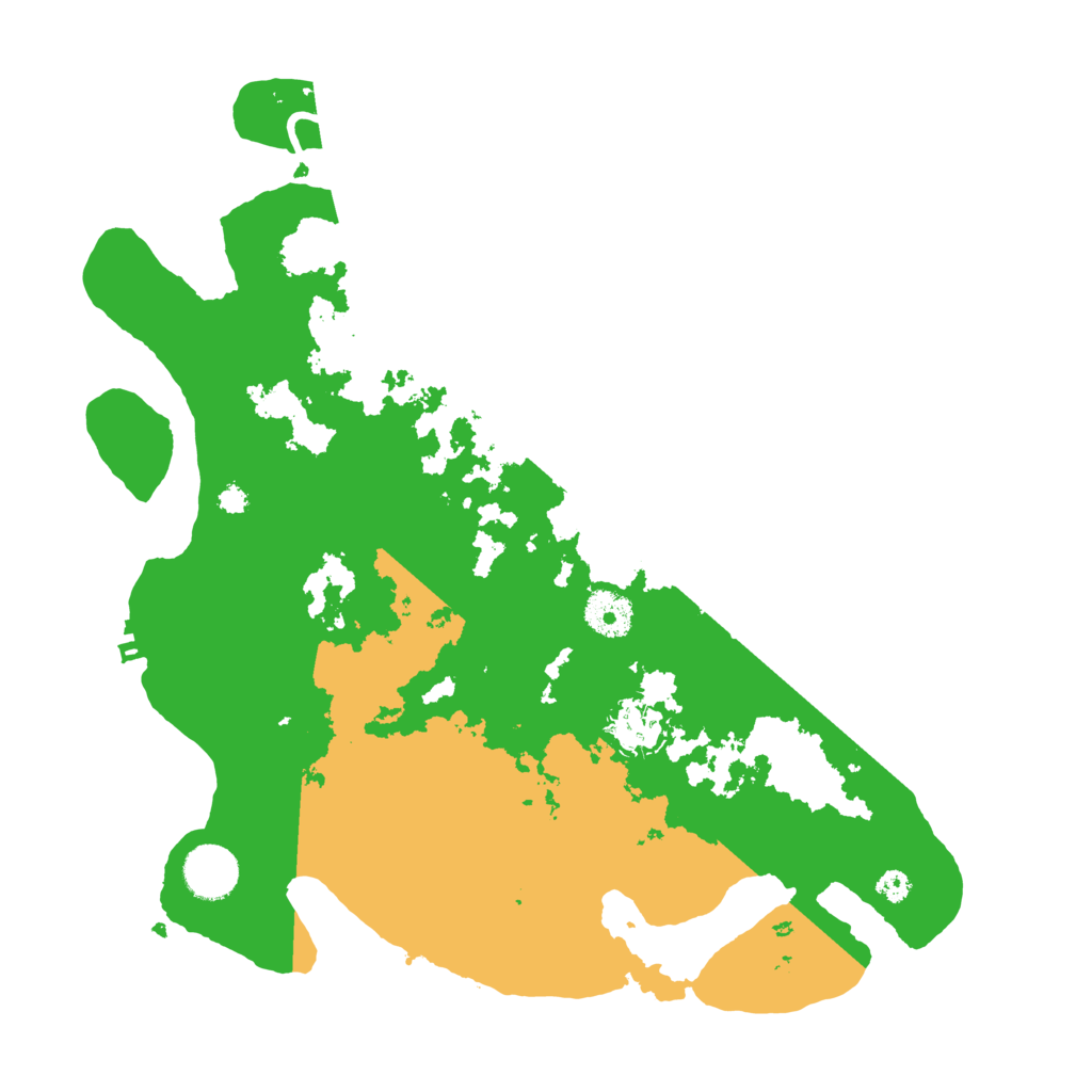 Biome Rust Map: Procedural Map, Size: 3500, Seed: 215616665