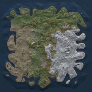 Thumbnail Rust Map: Procedural Map, Size: 4500, Seed: 67845123, 17 Monuments