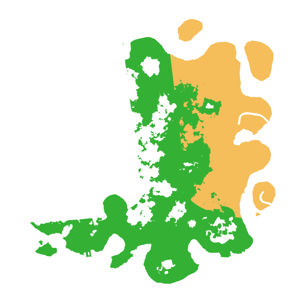 Biome Rust Map: Procedural Map, Size: 3500, Seed: 1491996547