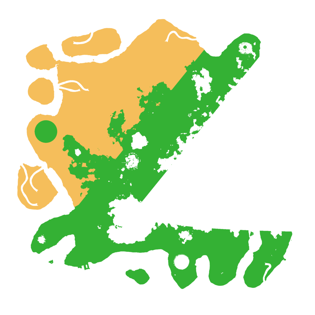 Biome Rust Map: Procedural Map, Size: 3700, Seed: 1245120335