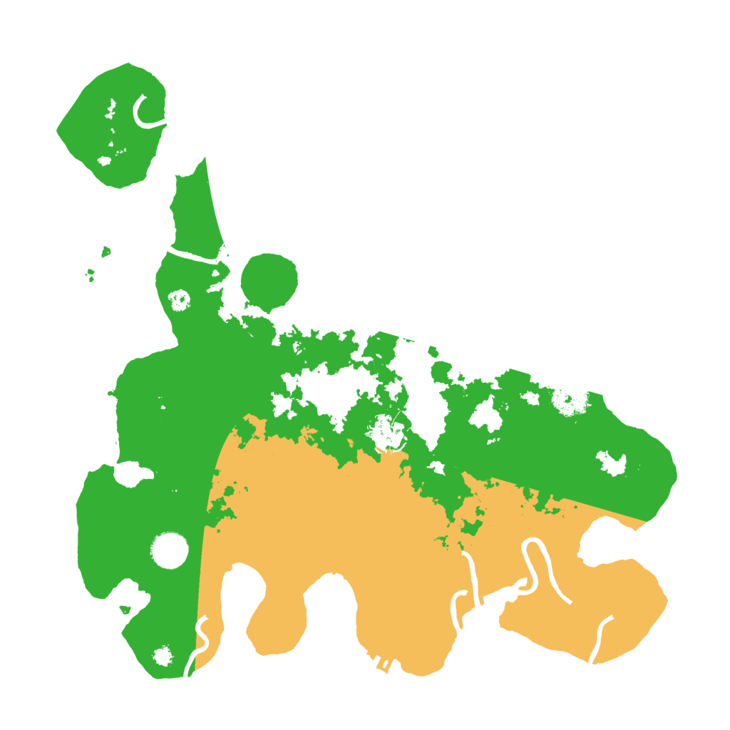 Biome Rust Map: Procedural Map, Size: 3500, Seed: 311651430