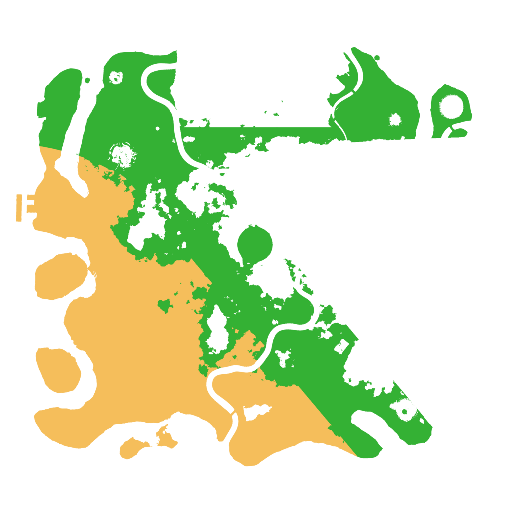 Biome Rust Map: Procedural Map, Size: 3800, Seed: 78952