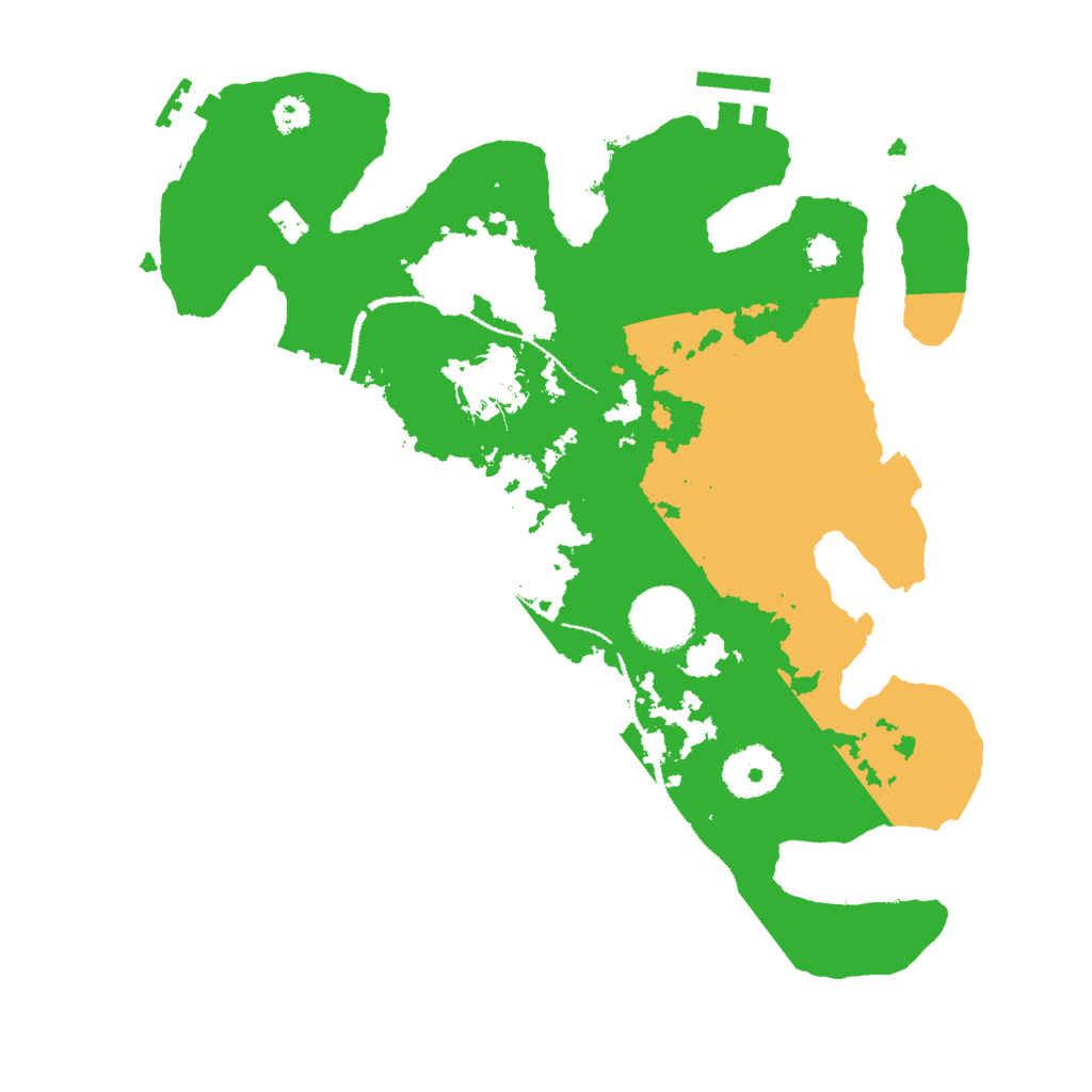 Biome Rust Map: Procedural Map, Size: 3000, Seed: 1228232575