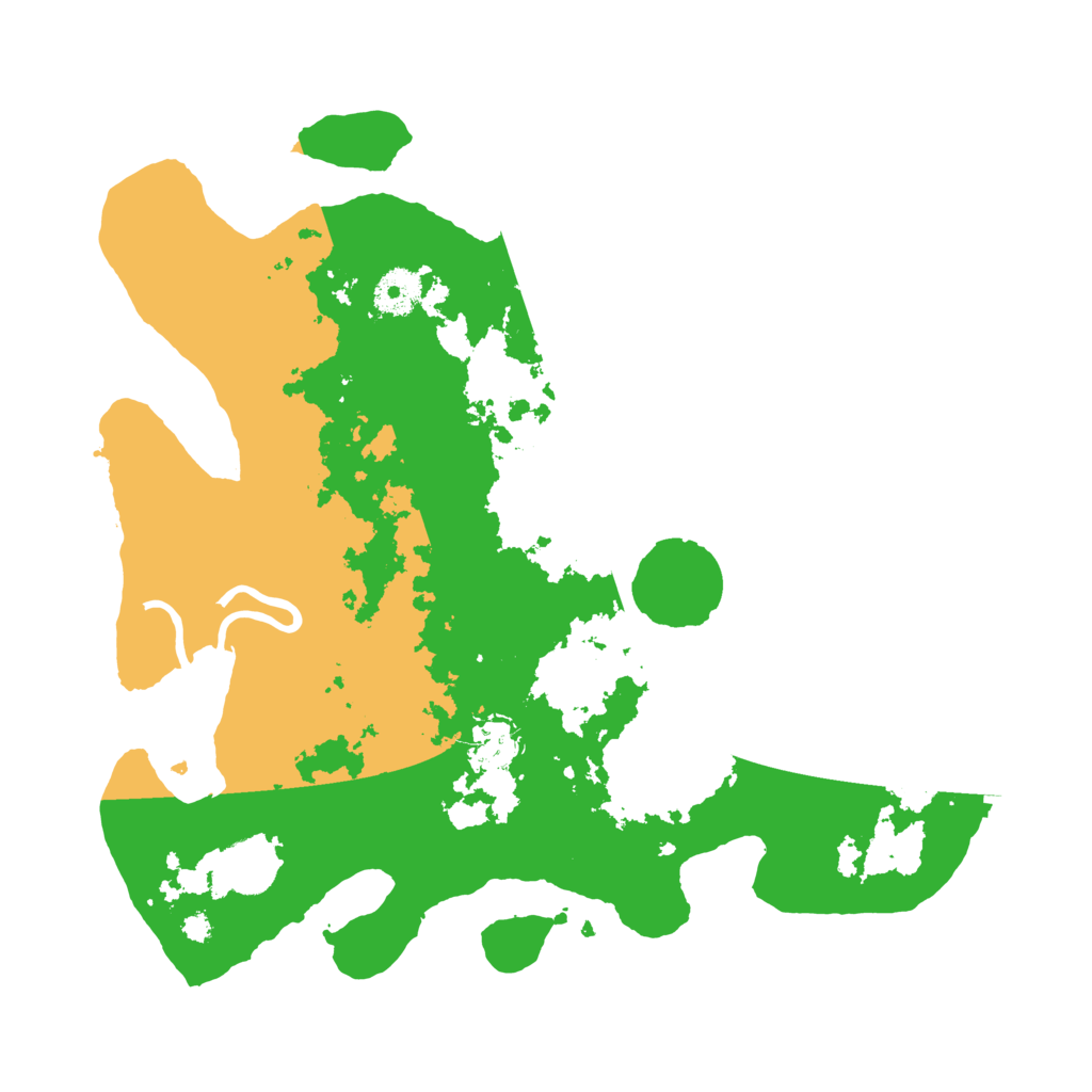 Biome Rust Map: Procedural Map, Size: 3500, Seed: 307116
