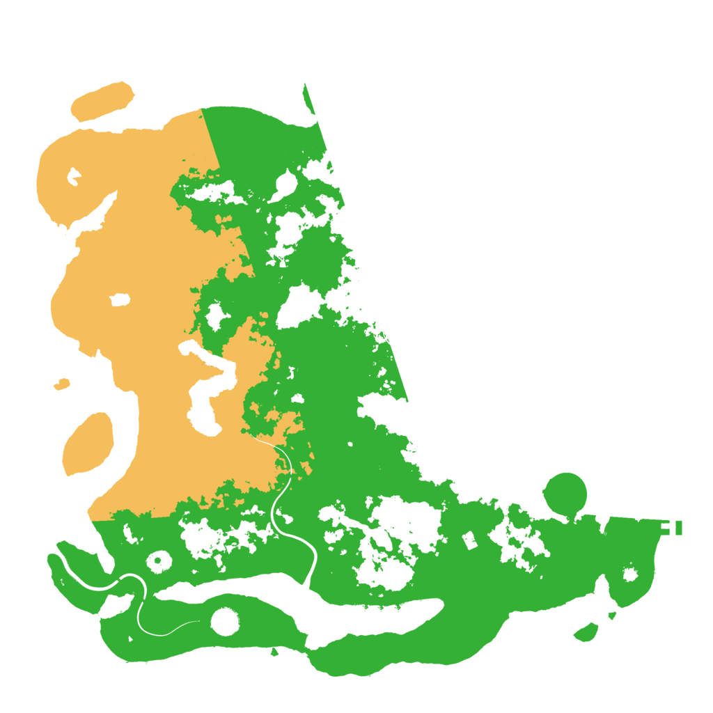 Biome Rust Map: Procedural Map, Size: 4500, Seed: 1252623556