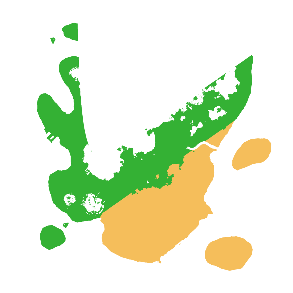 Biome Rust Map: Procedural Map, Size: 2600, Seed: 946579