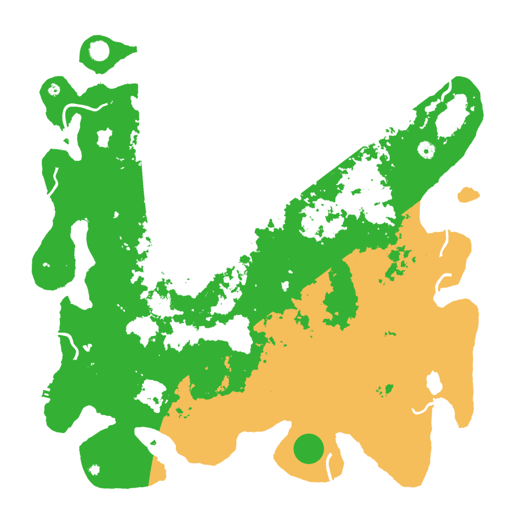 Biome Rust Map: Procedural Map, Size: 4500, Seed: 81659935