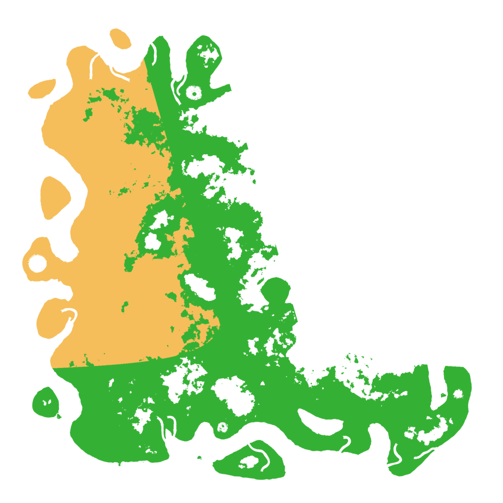 Biome Rust Map: Procedural Map, Size: 5000, Seed: 120554