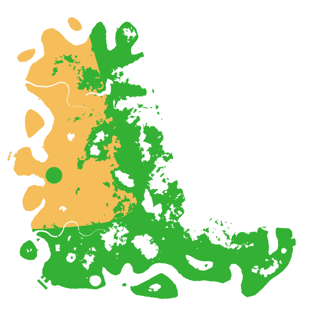 Biome Rust Map: Procedural Map, Size: 5000, Seed: 120554