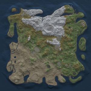 Thumbnail Rust Map: Procedural Map, Size: 4800, Seed: 426376, 18 Monuments