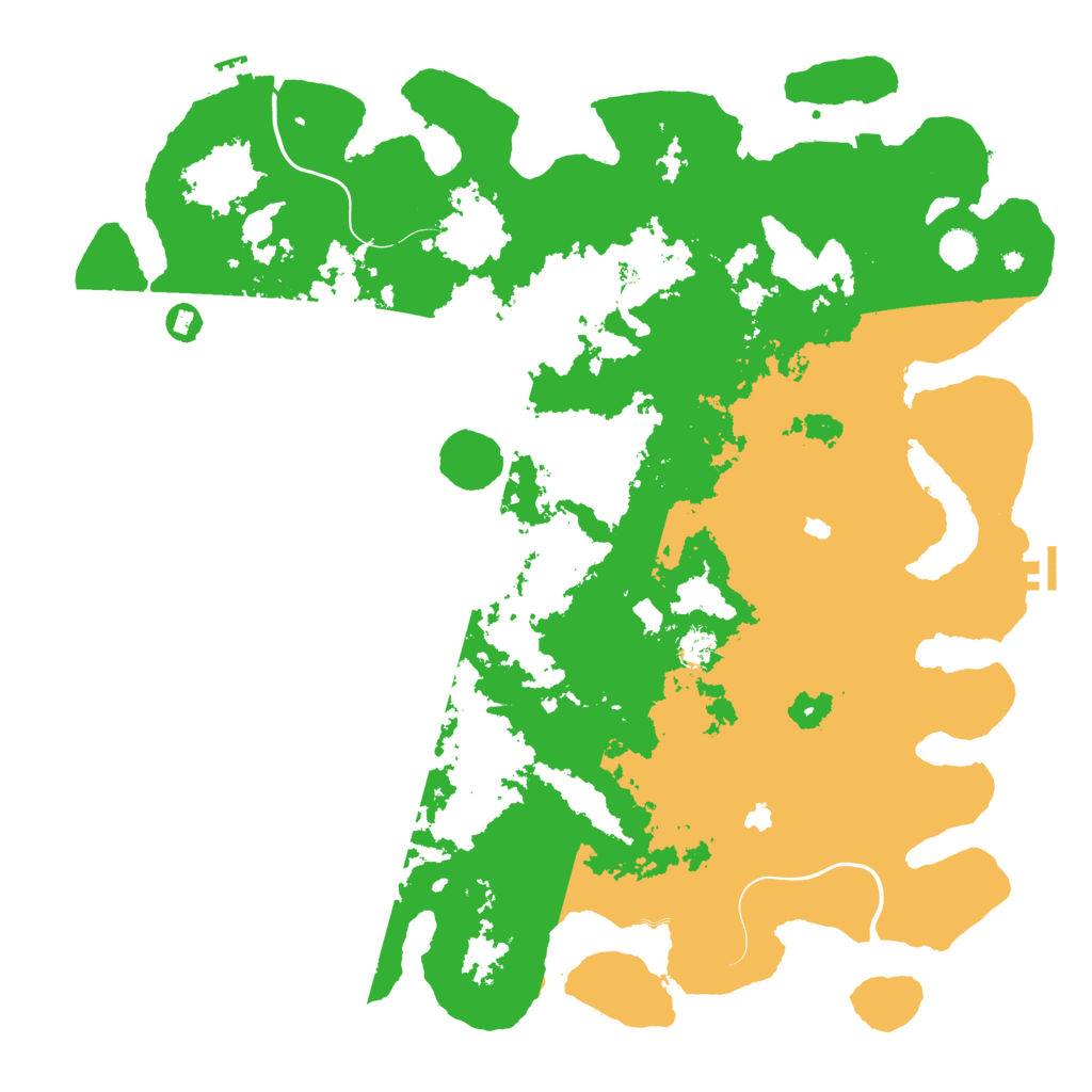 Biome Rust Map: Procedural Map, Size: 5000, Seed: 12051954