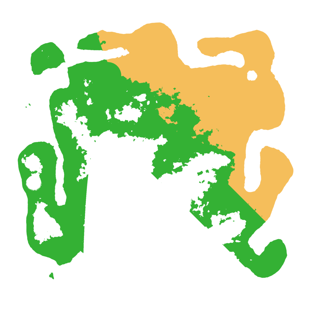 Biome Rust Map: Barren, Size: 3700, Seed: 1148799087