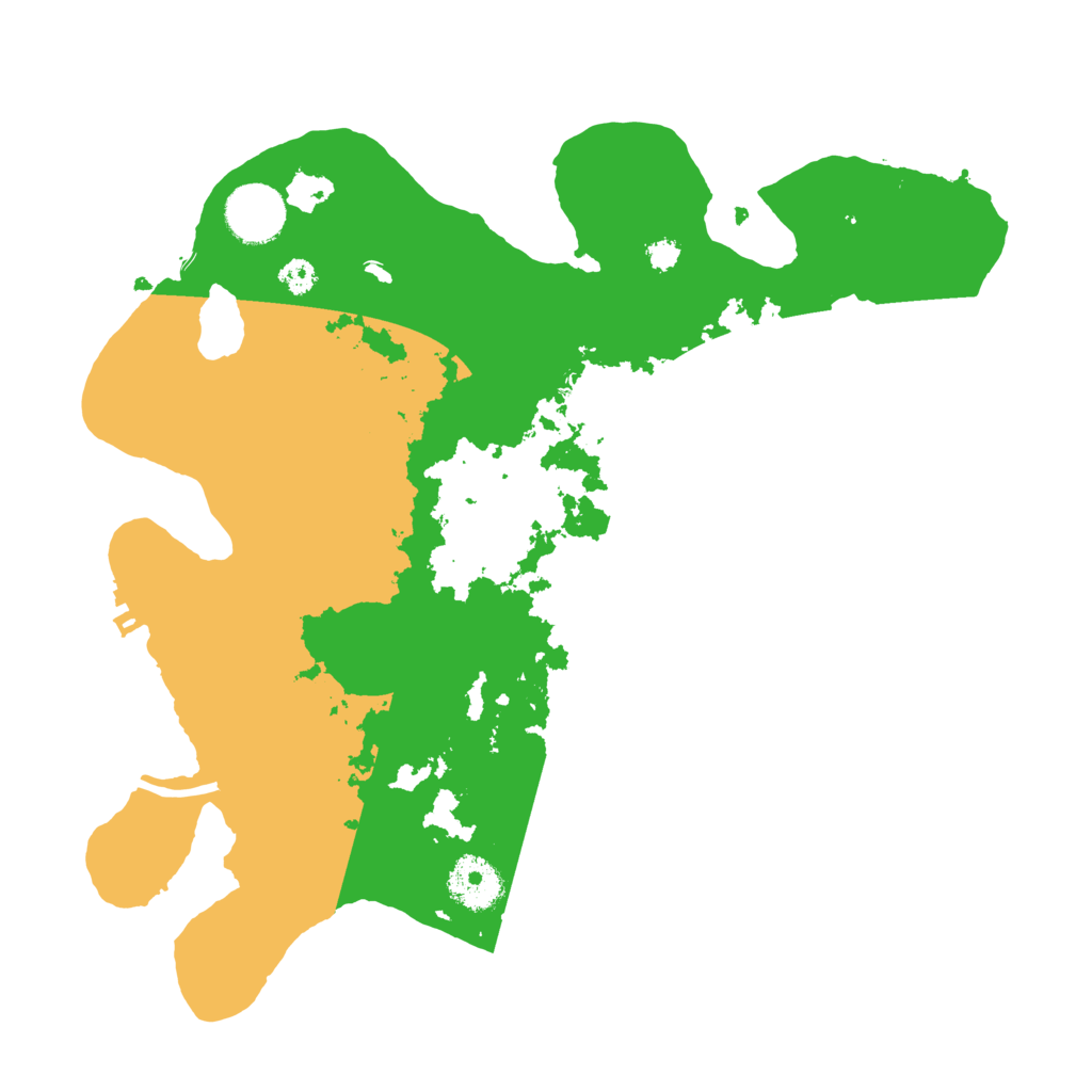 Biome Rust Map: Procedural Map, Size: 3200, Seed: 14