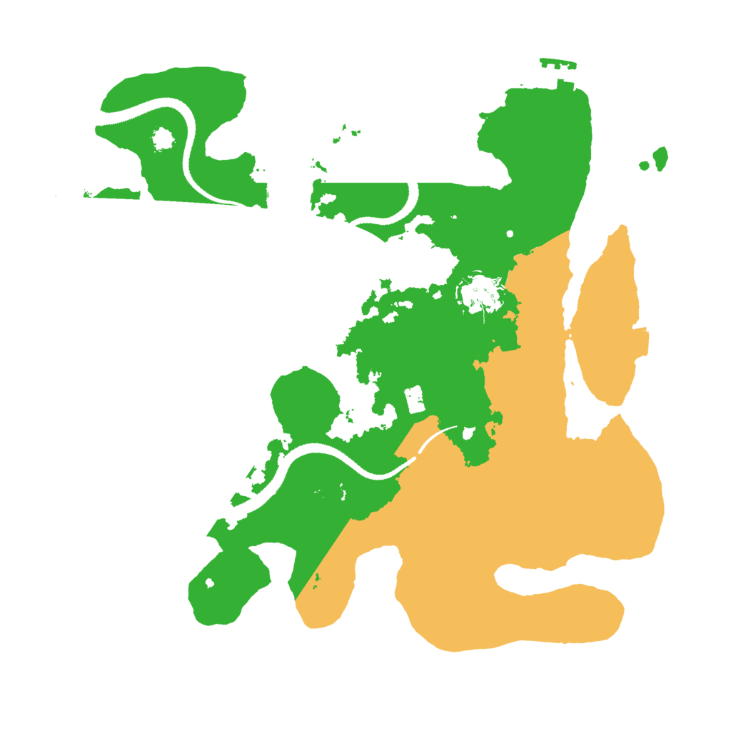 Biome Rust Map: Procedural Map, Size: 3000, Seed: 1623315