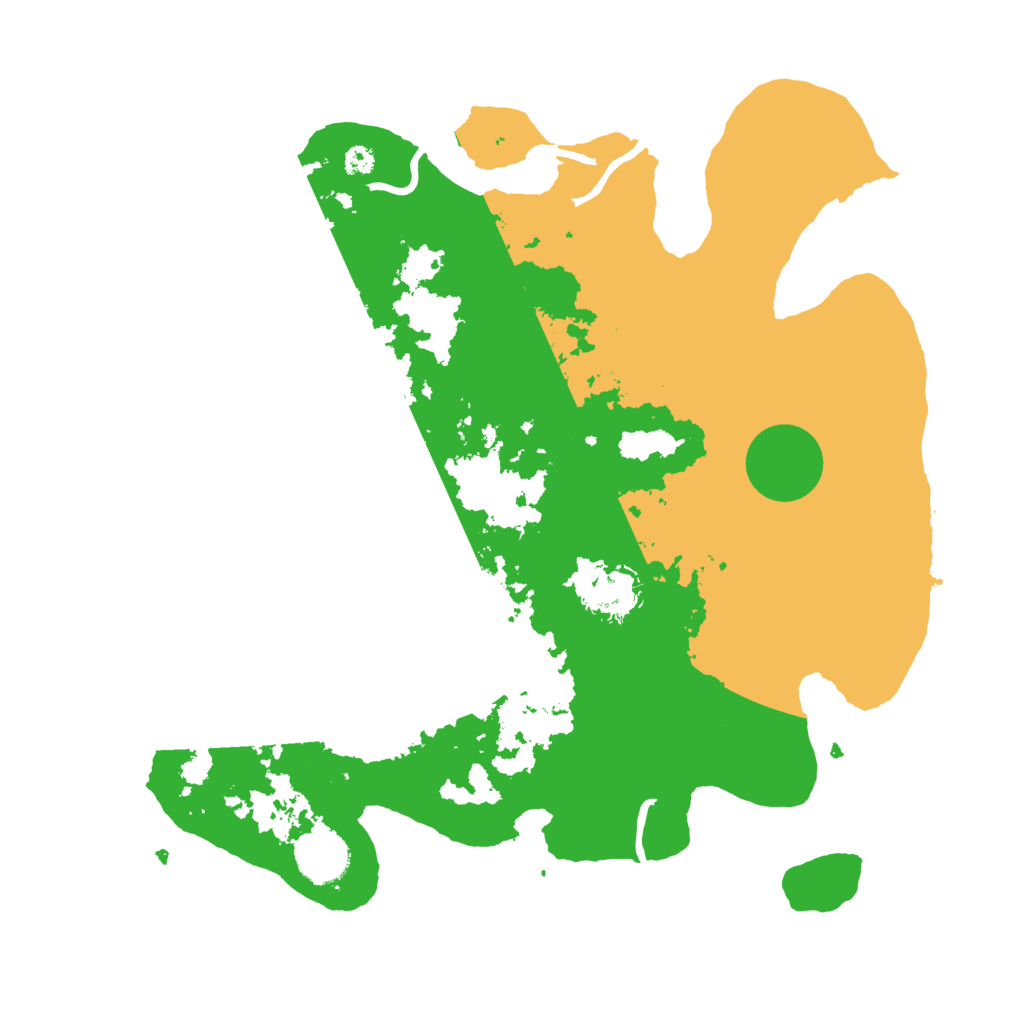 Biome Rust Map: Procedural Map, Size: 3500, Seed: 494745755