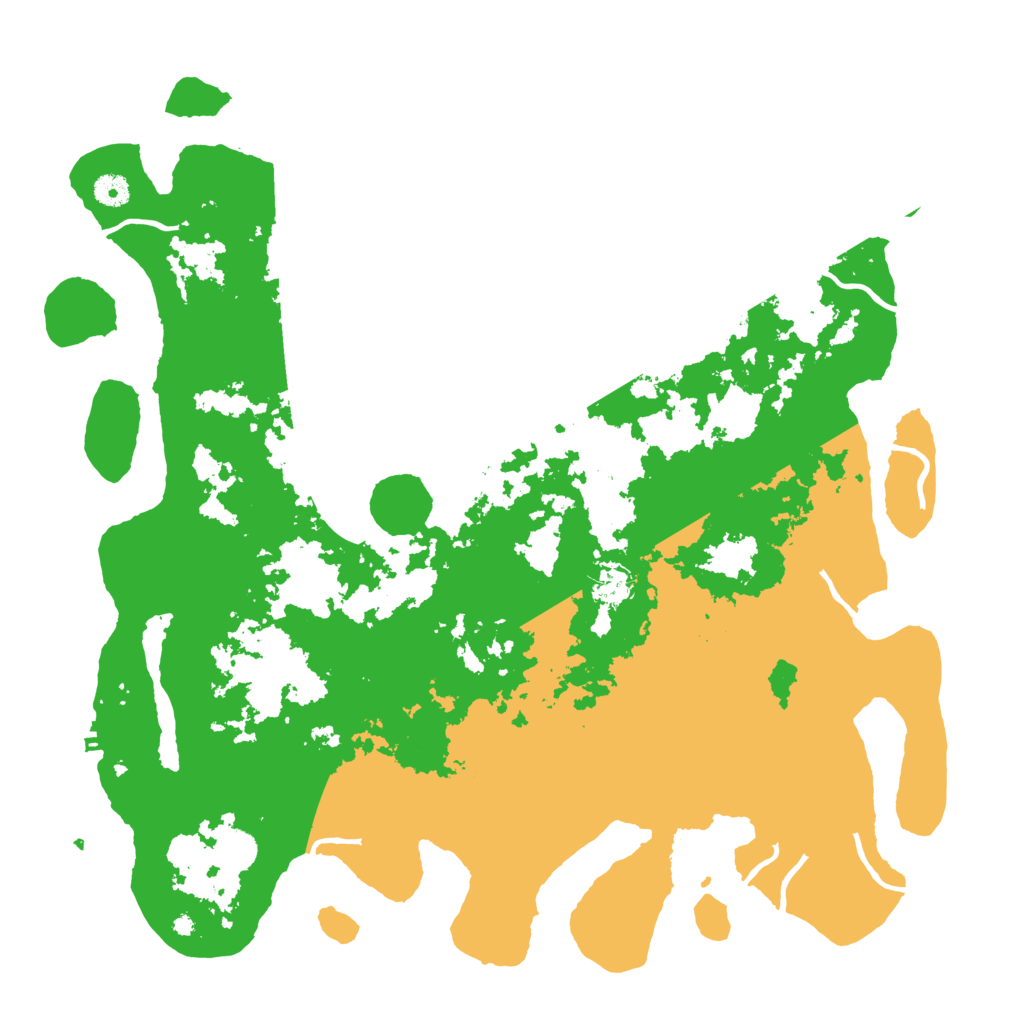 Biome Rust Map: Procedural Map, Size: 4500, Seed: 183587243