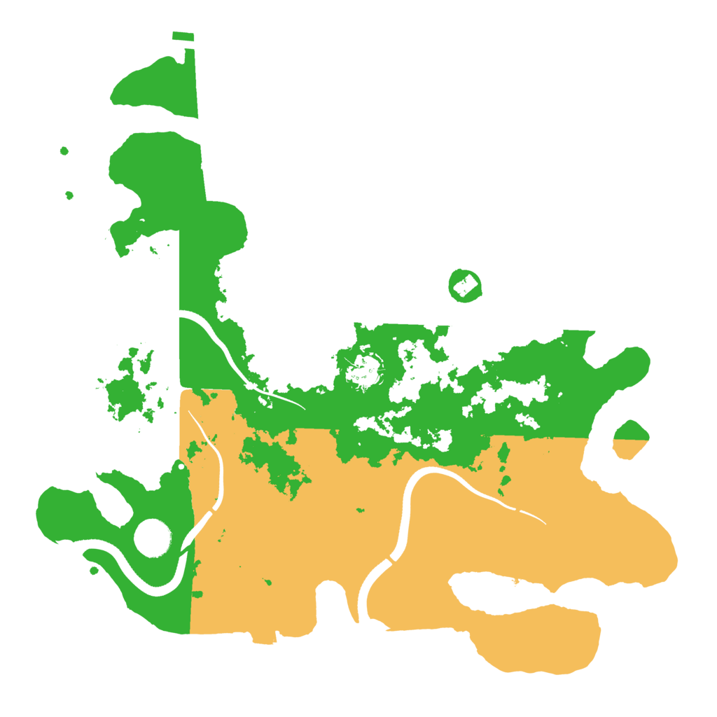 Biome Rust Map: Procedural Map, Size: 3500, Seed: 773705867
