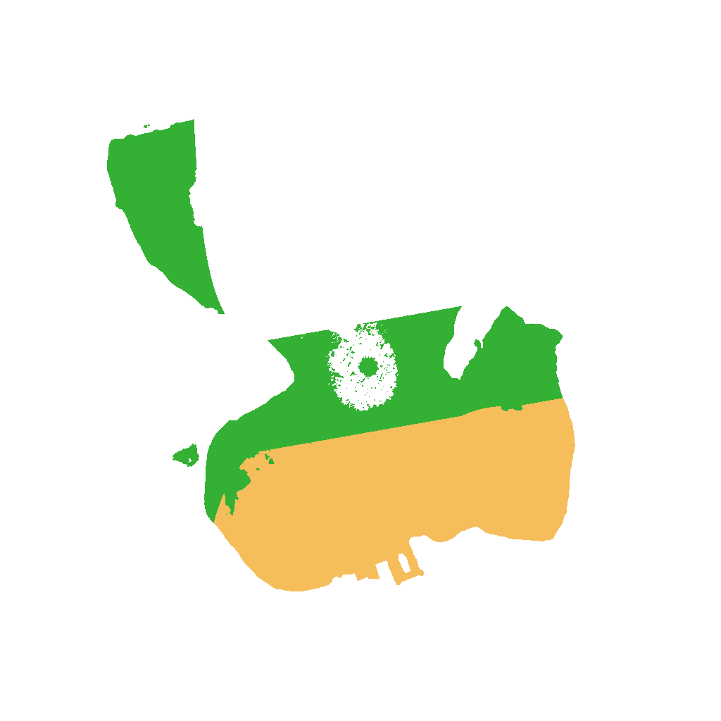 Biome Rust Map: Procedural Map, Size: 1500, Seed: 2063257826