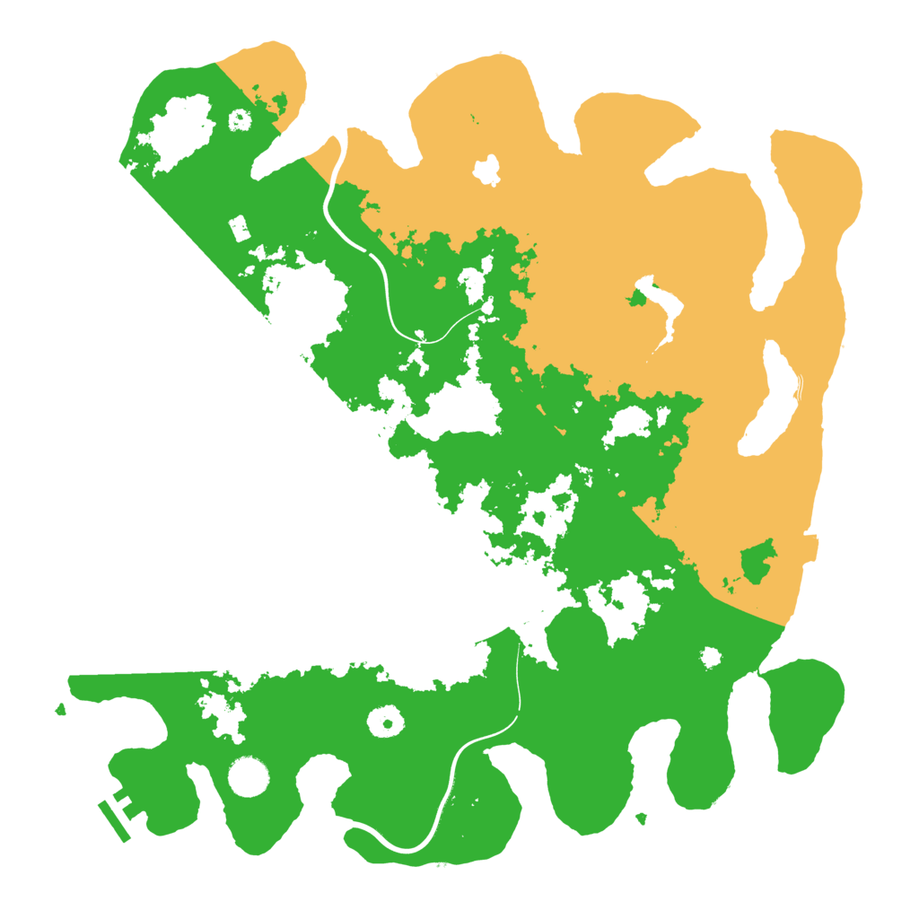 Biome Rust Map: Procedural Map, Size: 4000, Seed: 2134057594
