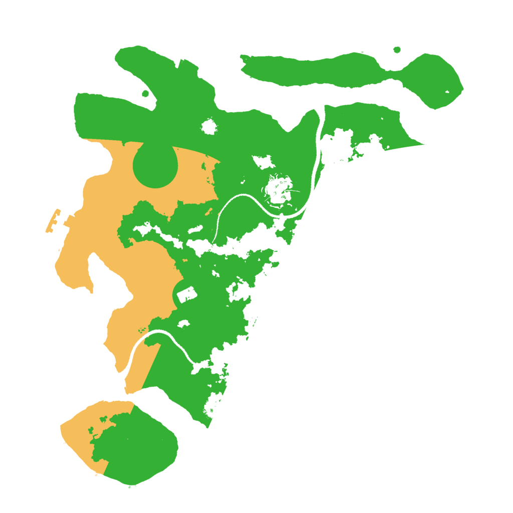 Biome Rust Map: Procedural Map, Size: 3000, Seed: 835695275