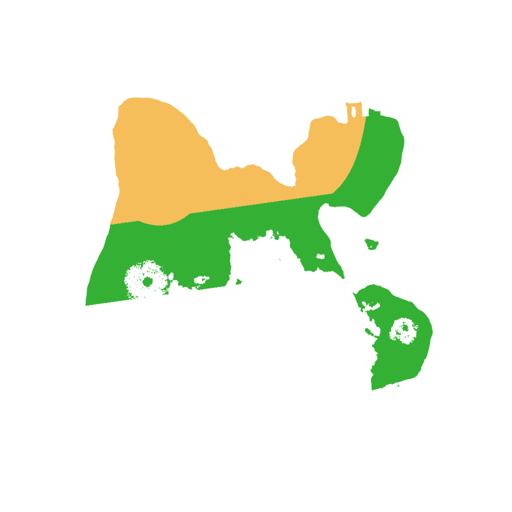 Biome Rust Map: Procedural Map, Size: 2000, Seed: 868882515