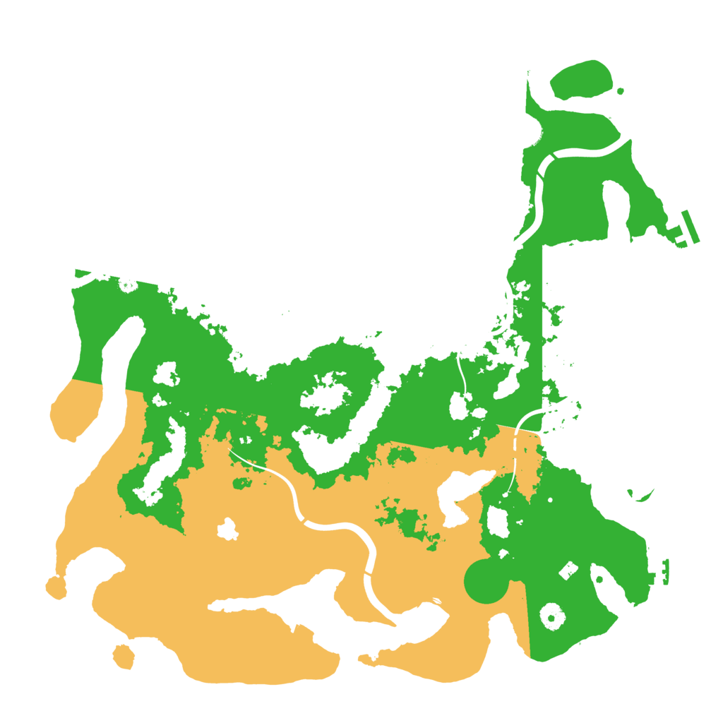Biome Rust Map: Procedural Map, Size: 4250, Seed: 2077386438